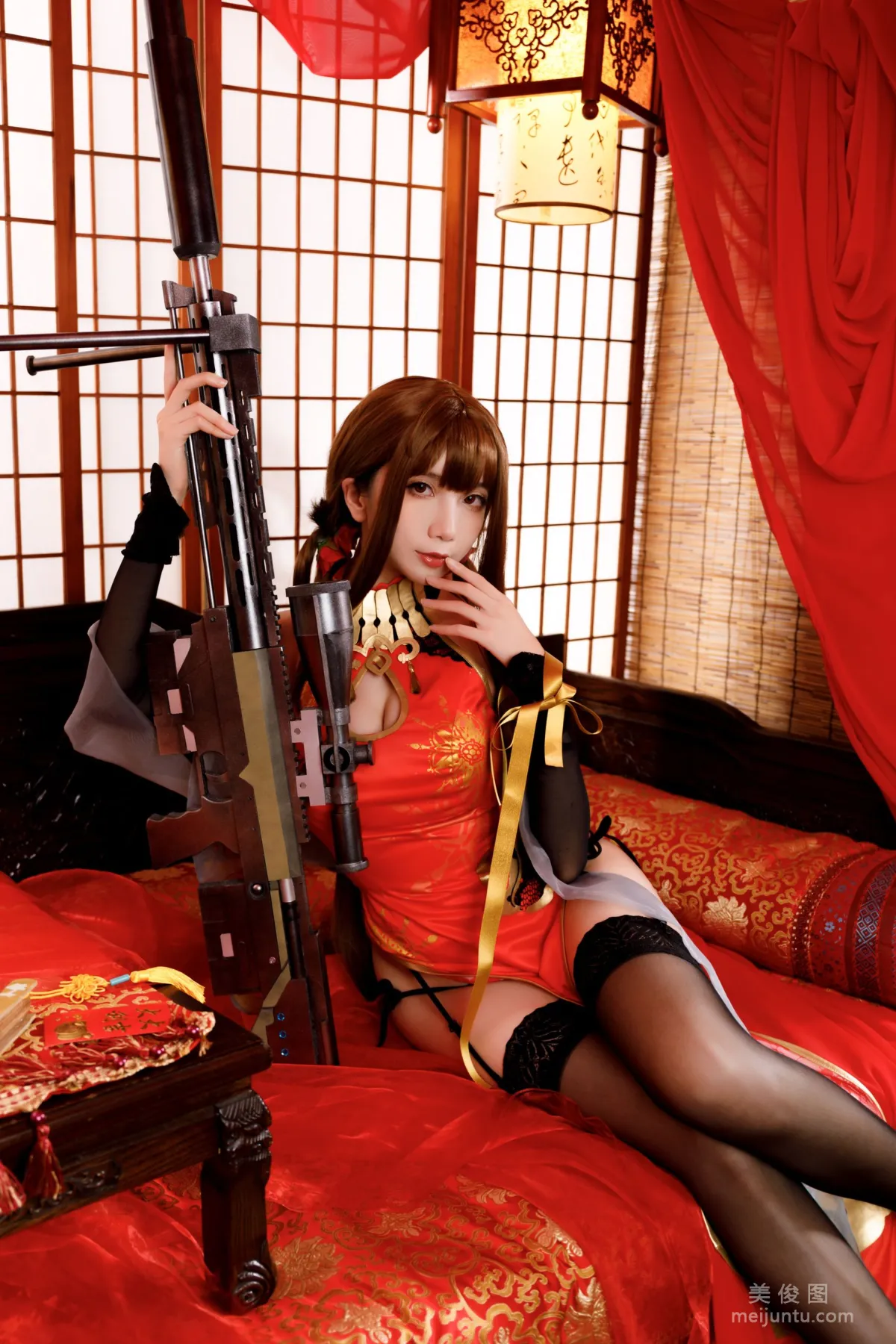 [Cosplay] Moe Girl Mishi Renxing QUQ, Girls' Frontline photo 4