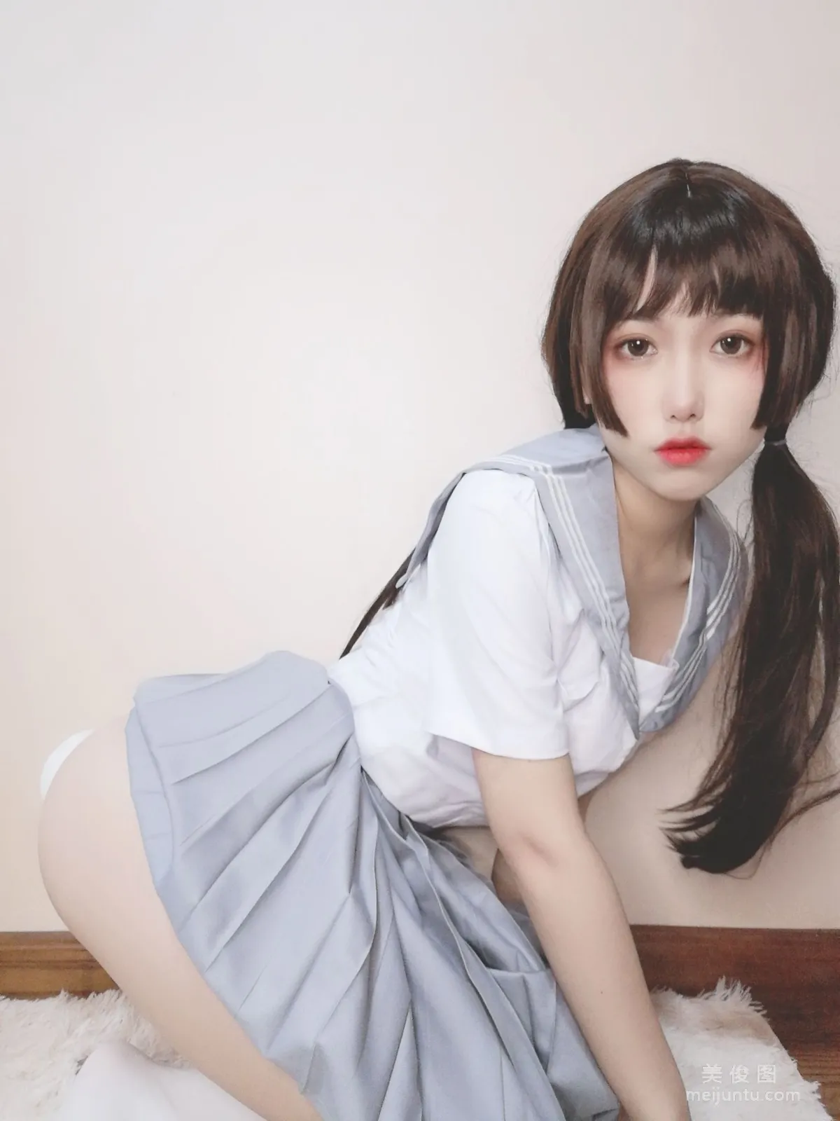[Cosplay] 芋圓侑子SJ_ - 白絲jk 30