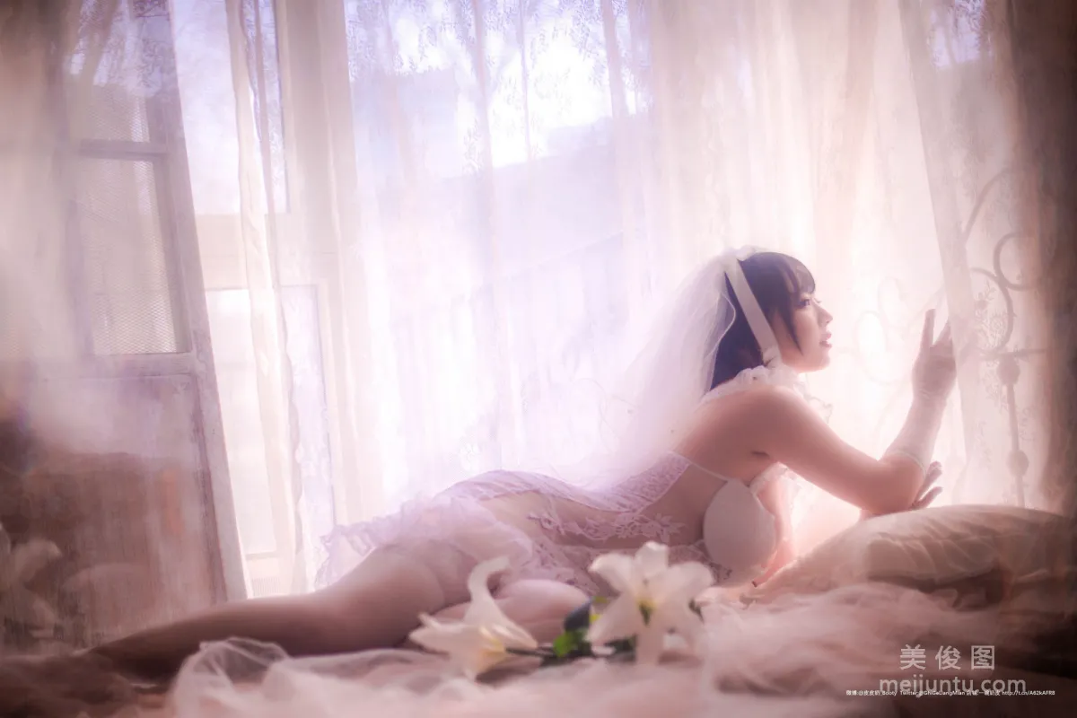 [Cosplay] Pipi Naike Keai Lela, Hazy Wedding Dress photo 50
