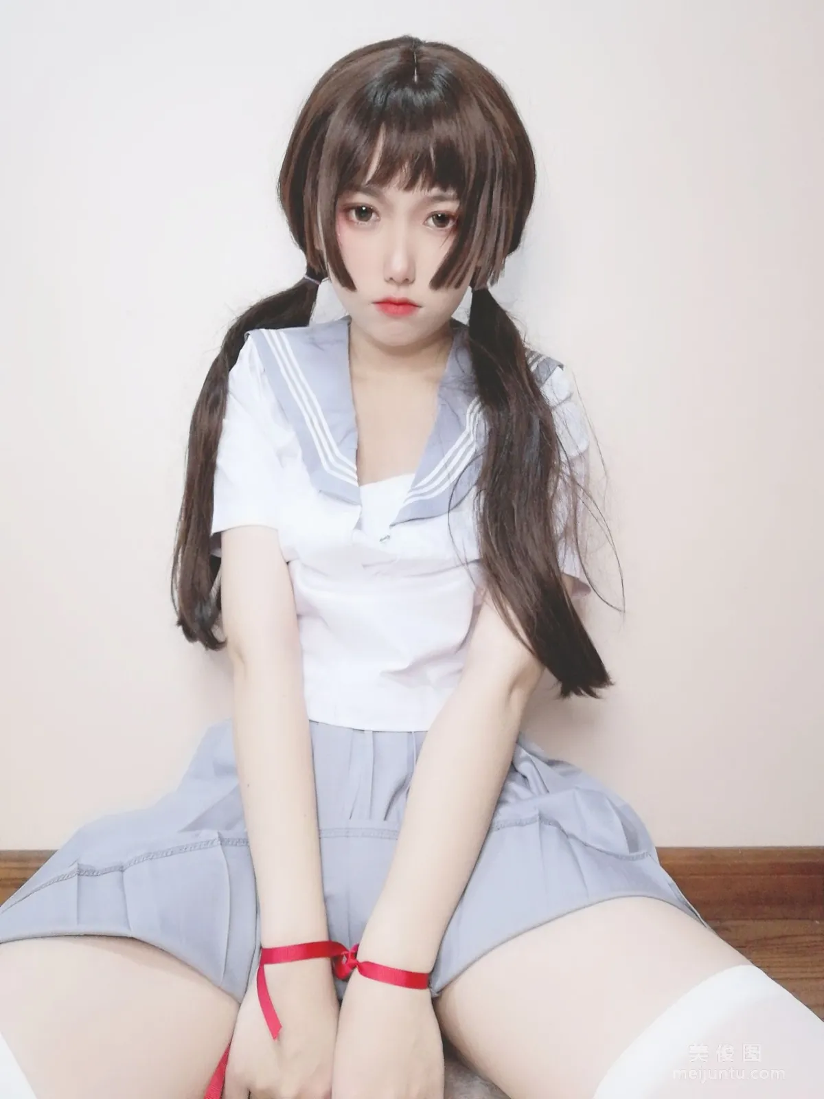[Cosplay] 芋圓侑子SJ_ - 白絲jk 41