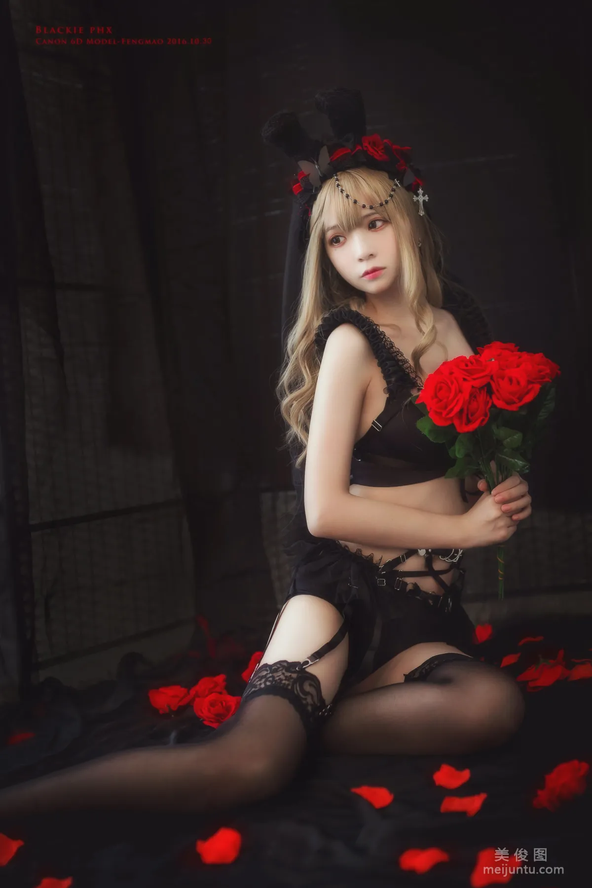 [Cosplay] 瘋貓ss - 黑色玫瑰 17