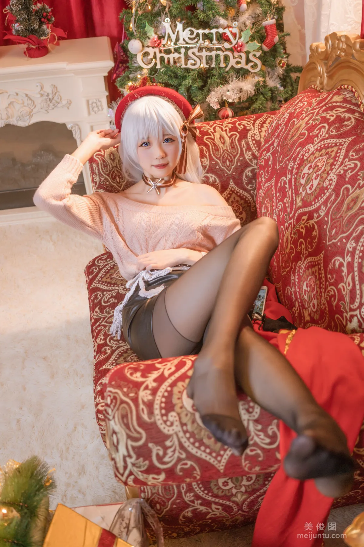 [Cosplay] Zhajiang Mumu - Belfast Maid's Shopping Day photo 21