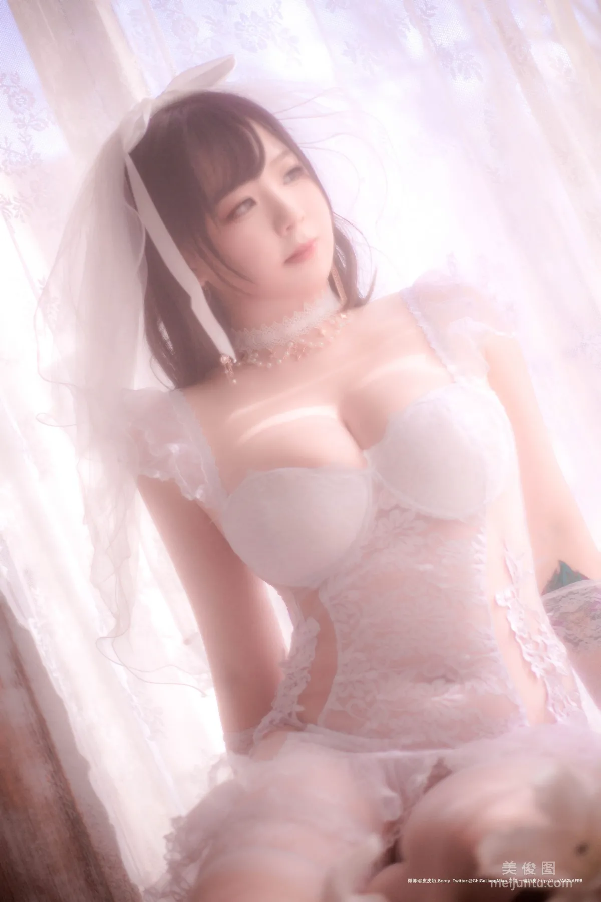 [Cosplay] Pipi Naike Keai Lela, Hazy Wedding Dress photo 33