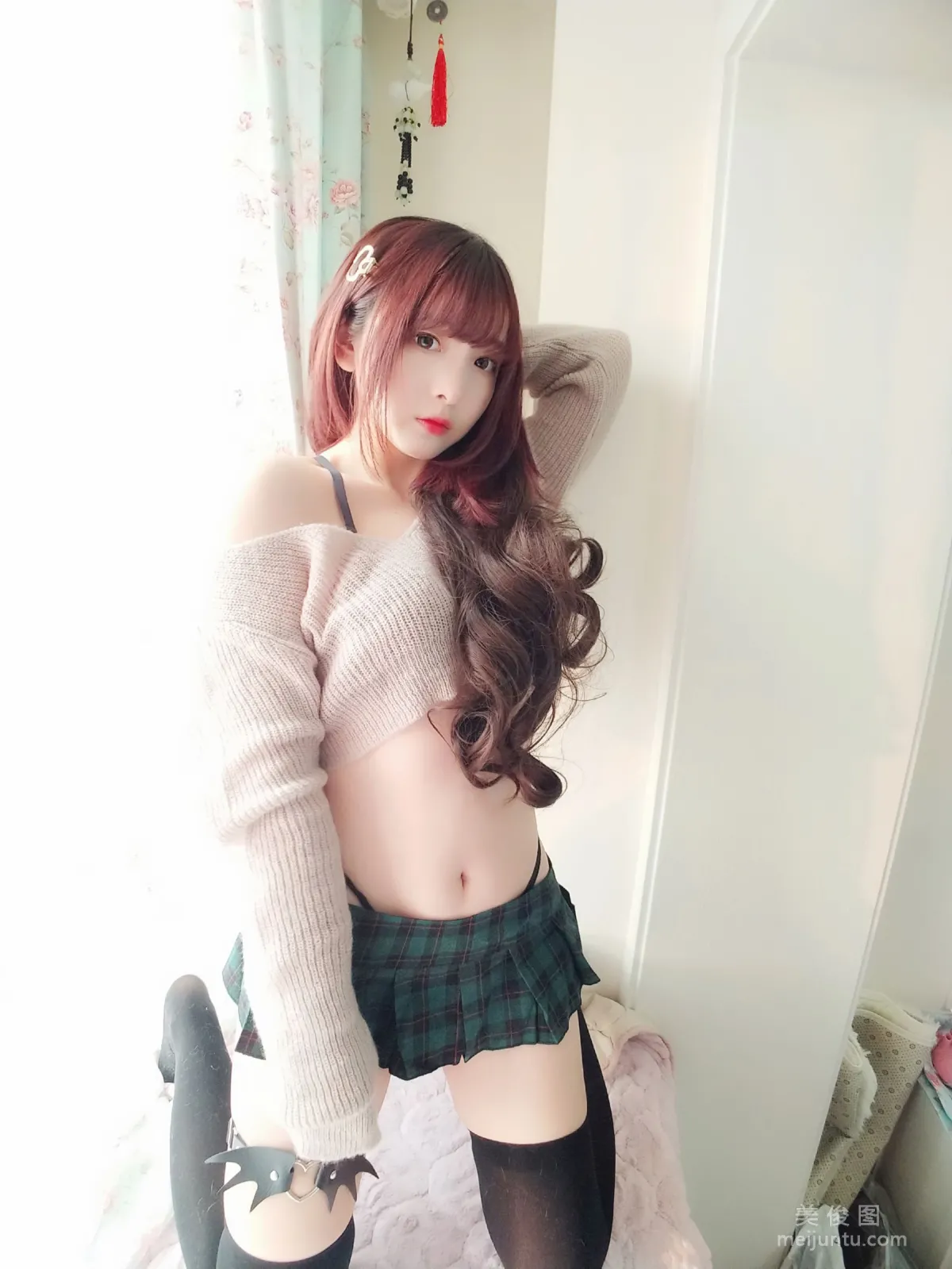 [Cosplay] 2D Beauty Guchuan kagura, Sexy Sweater photo 10