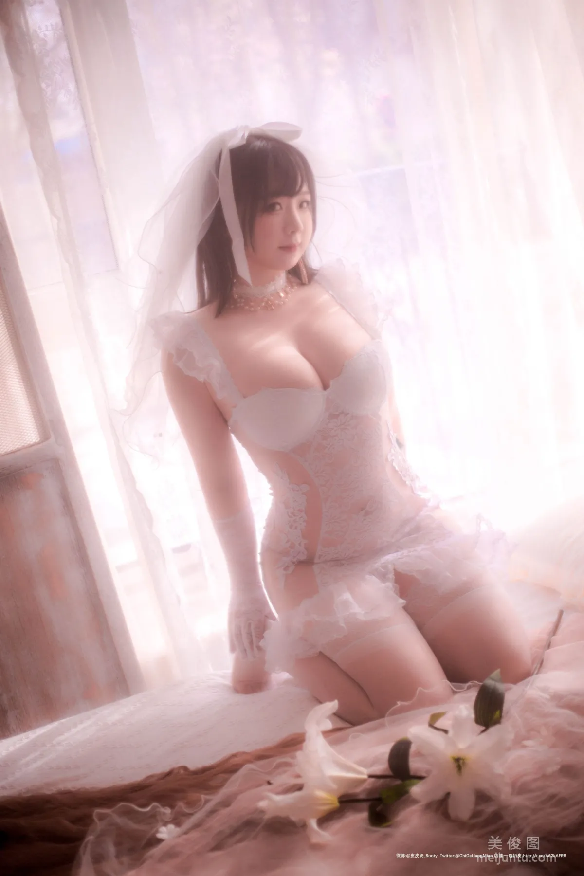 [Cosplay] Pipi Naike Keai Lela, Hazy Wedding Dress photo 40