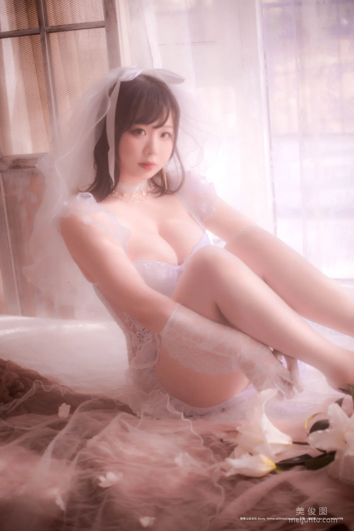 [Cosplay] Pipi Naike Keai Lela, Hazy Wedding Dress photo 26