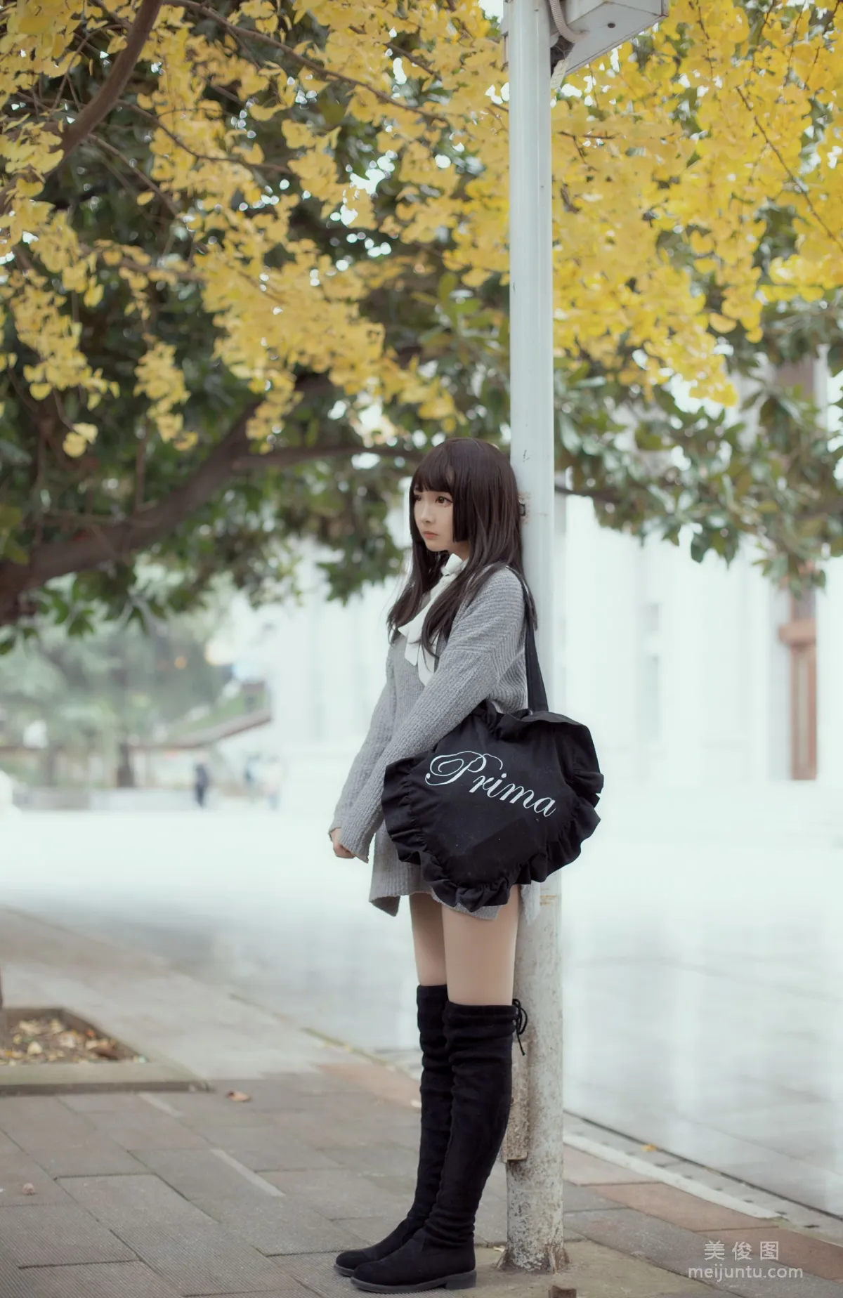 [Cosplay Photo] Guchuan kagura - Under the Ginkgo Tree photo 8