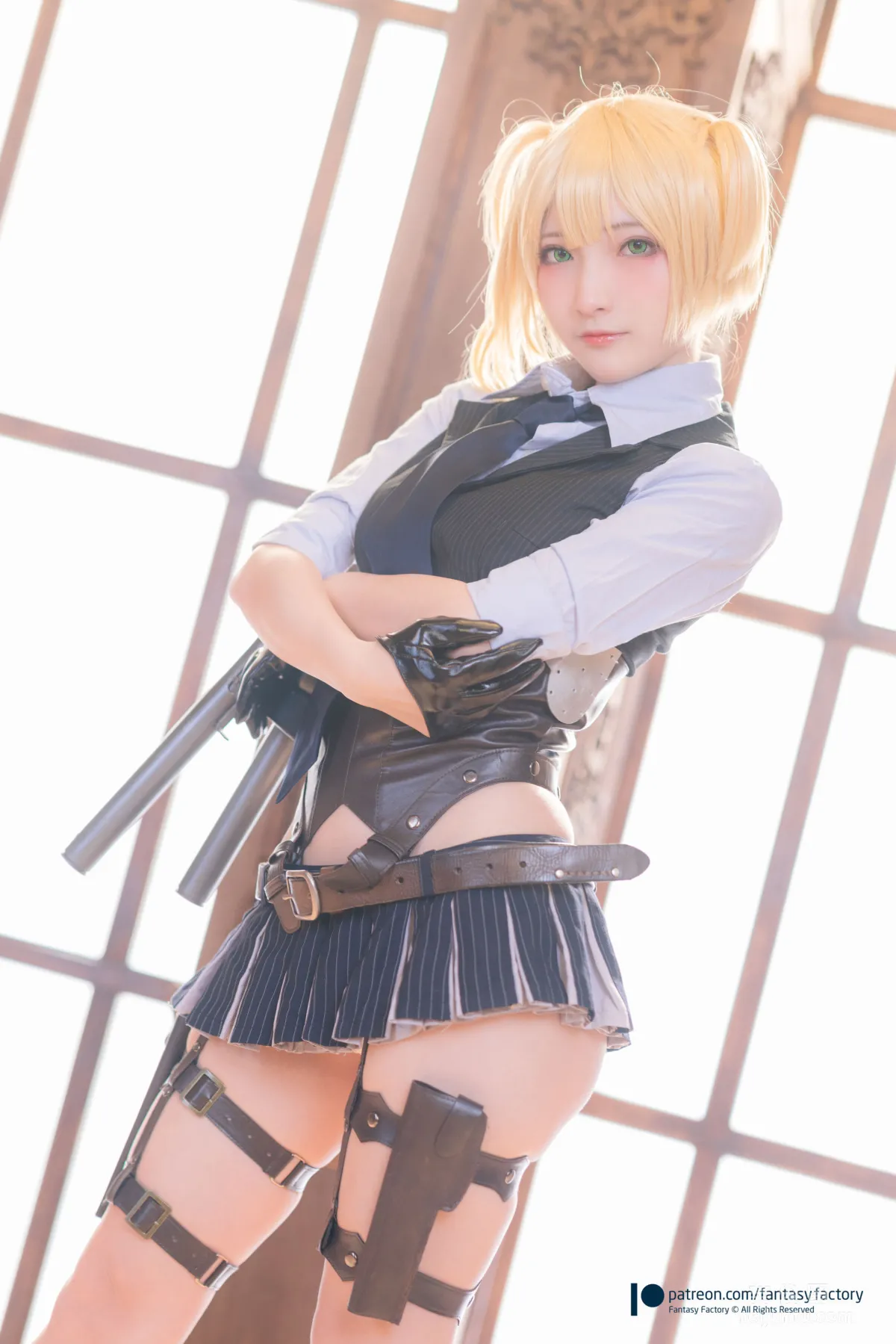 [Cosplay] Xiao Ding, Fantasy Factory, Nurse and School Swimsuit photo 42