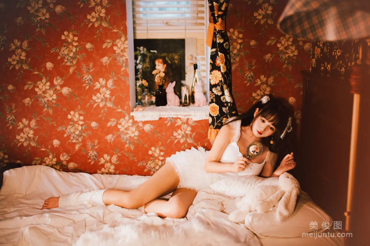 [Cosplay] Big-Eyed Cute Girl Heimaomao OvO, White Twin Tails photo 7