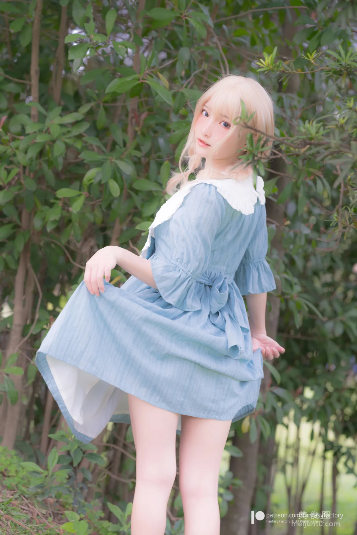 [Cosplay] Xiao Ding, Fantasy Factory - Maid, JK, School Swimsuit photo 88
