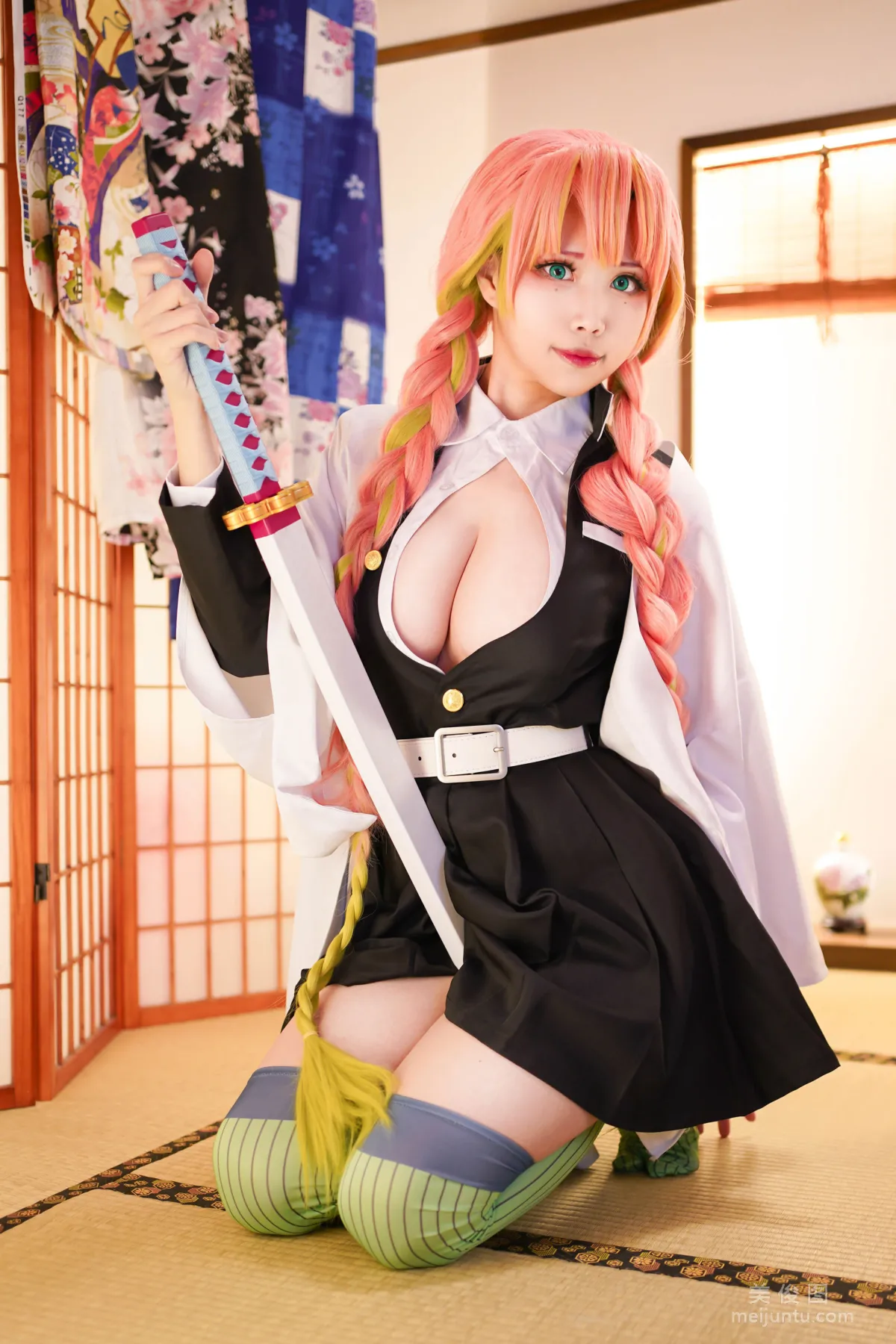 [Cosplay] Xuan KaYa - Demon Slayer Kanroji Photo Set photo 16