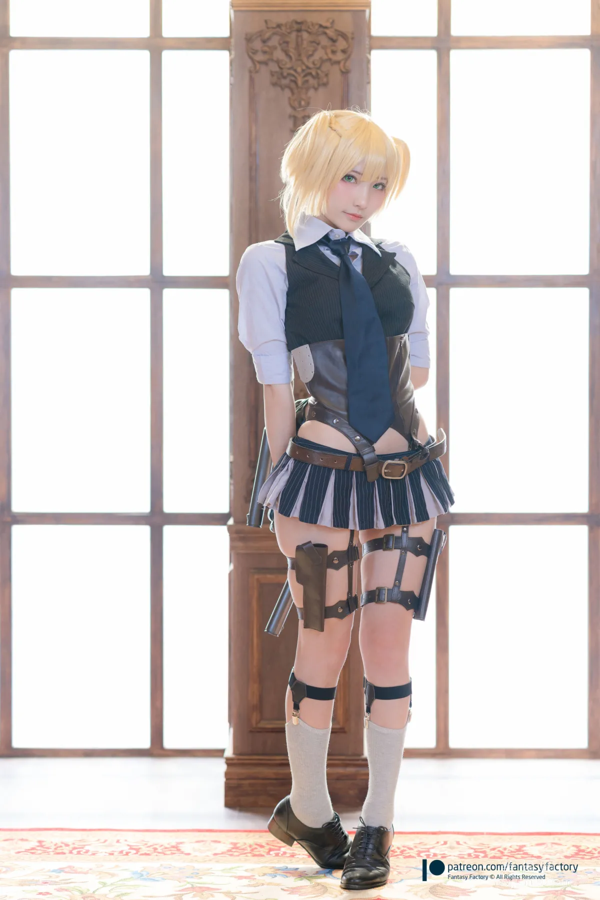 [Cosplay] Xiao Ding, Fantasy Factory, Nurse and School Swimsuit photo 39