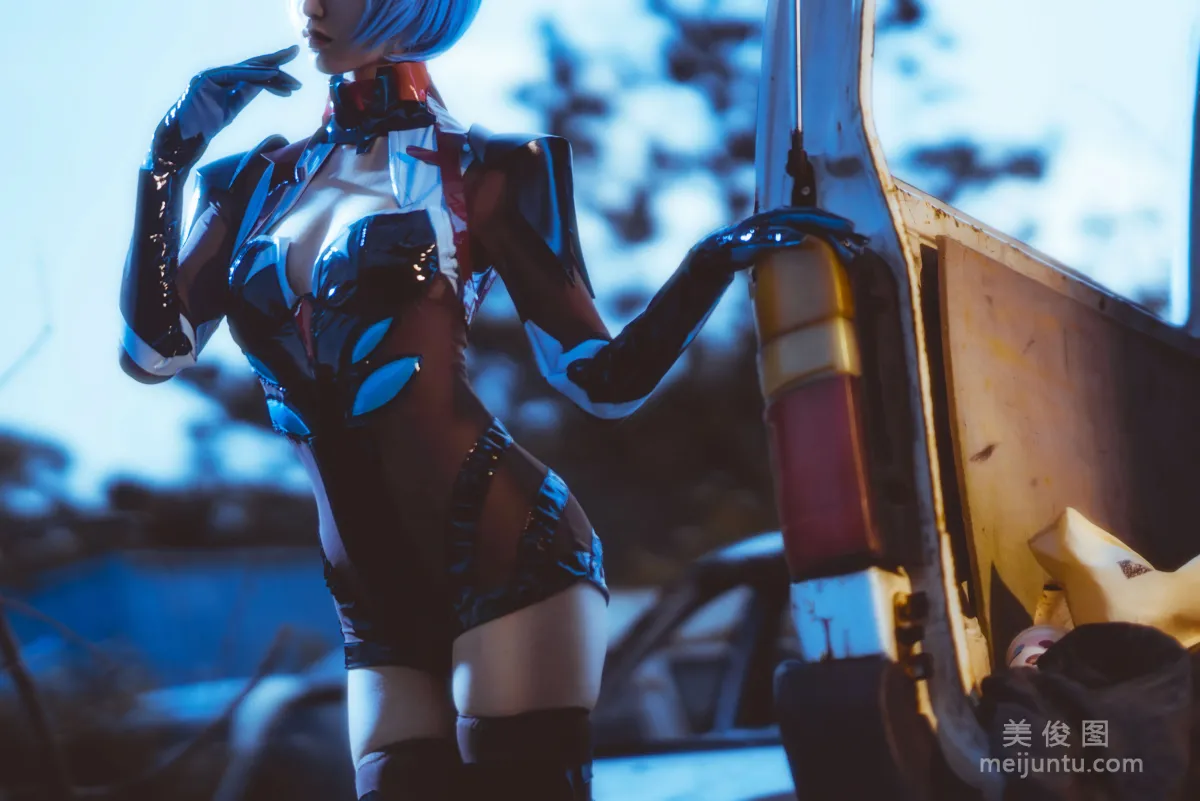 [Cosplay Photo Set] Mu Mianmian OwO - Rei Ayanami photo 4