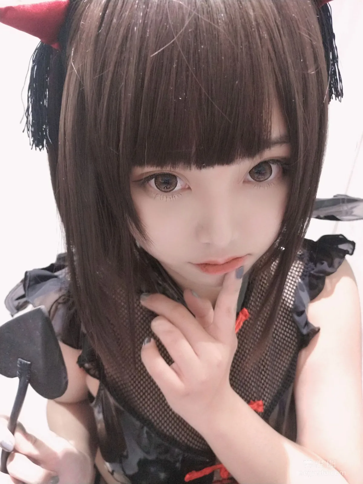 [Cosplay] Cute Girl Mizhi Maoqiu, Little Devil Selfie Photo Set photo 5