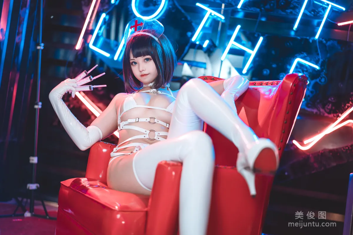 [Cosplay] Mizhi Maoqiu - Transparent Nurse Photo Set photo 38