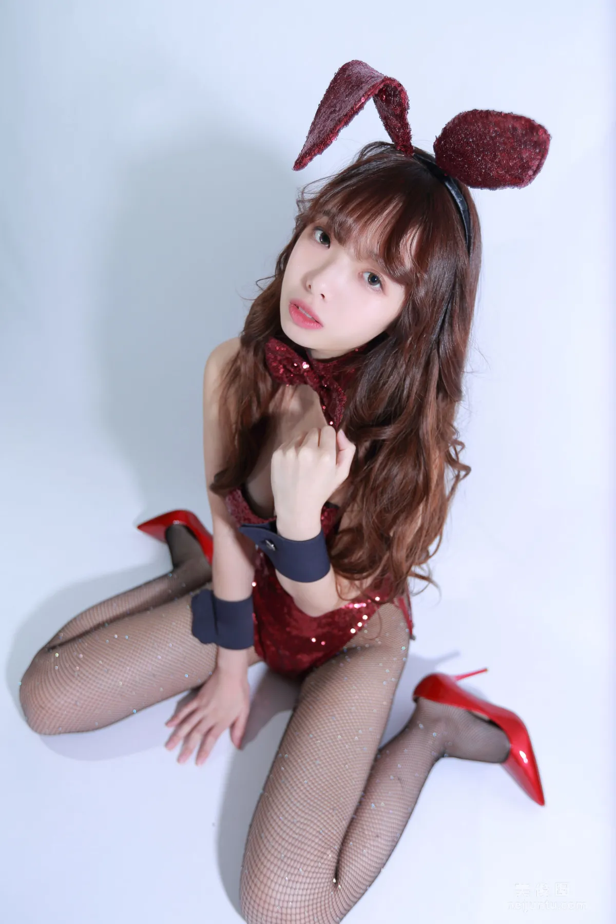 [Cosplay] Anime Blogger Wenmei Bujiang Daoli, New Year Bunny Girl photo 2