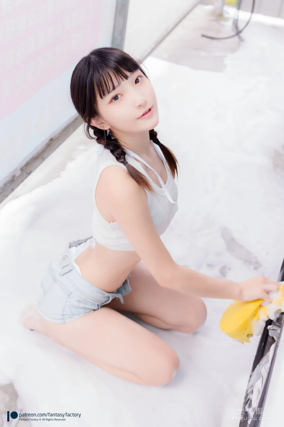 [Cosplay寫真] 小丁 《Fantasy Factory》 - JK 情趣 旗袍 36