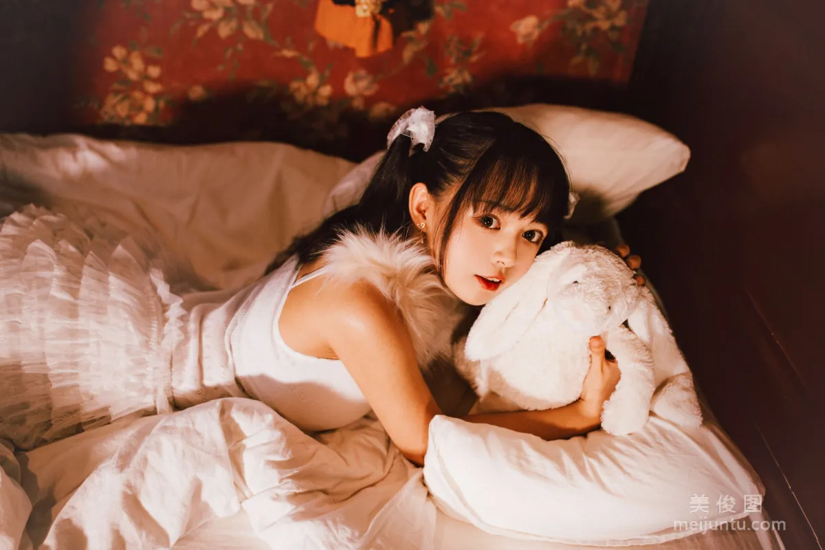 [Cosplay] Big-Eyed Cute Girl Heimaomao OvO, White Twin Tails photo 3