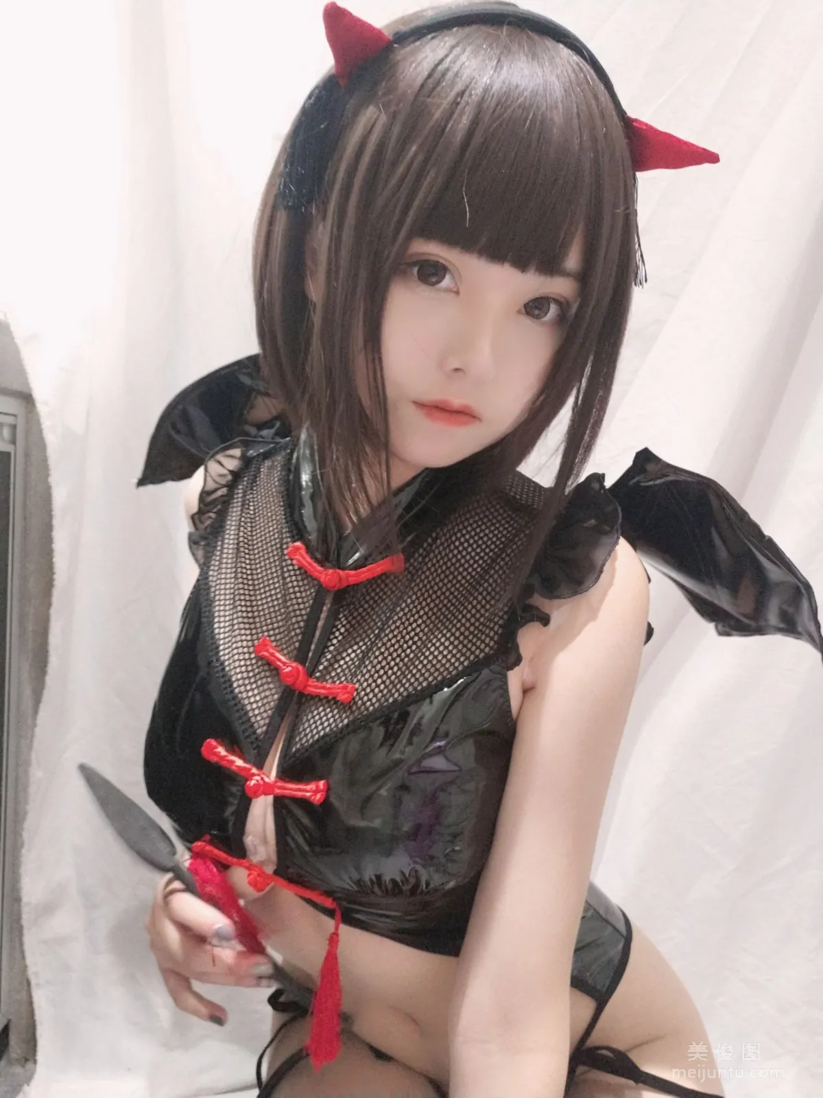 [Cosplay] Cute Girl Mizhi Maoqiu, Little Devil Selfie Photo Set photo 8