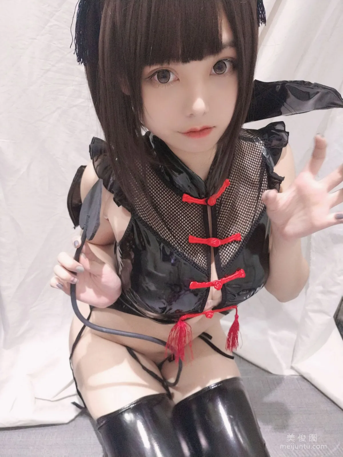 [Cosplay] Cute Girl Mizhi Maoqiu, Little Devil Selfie Photo Set photo 25