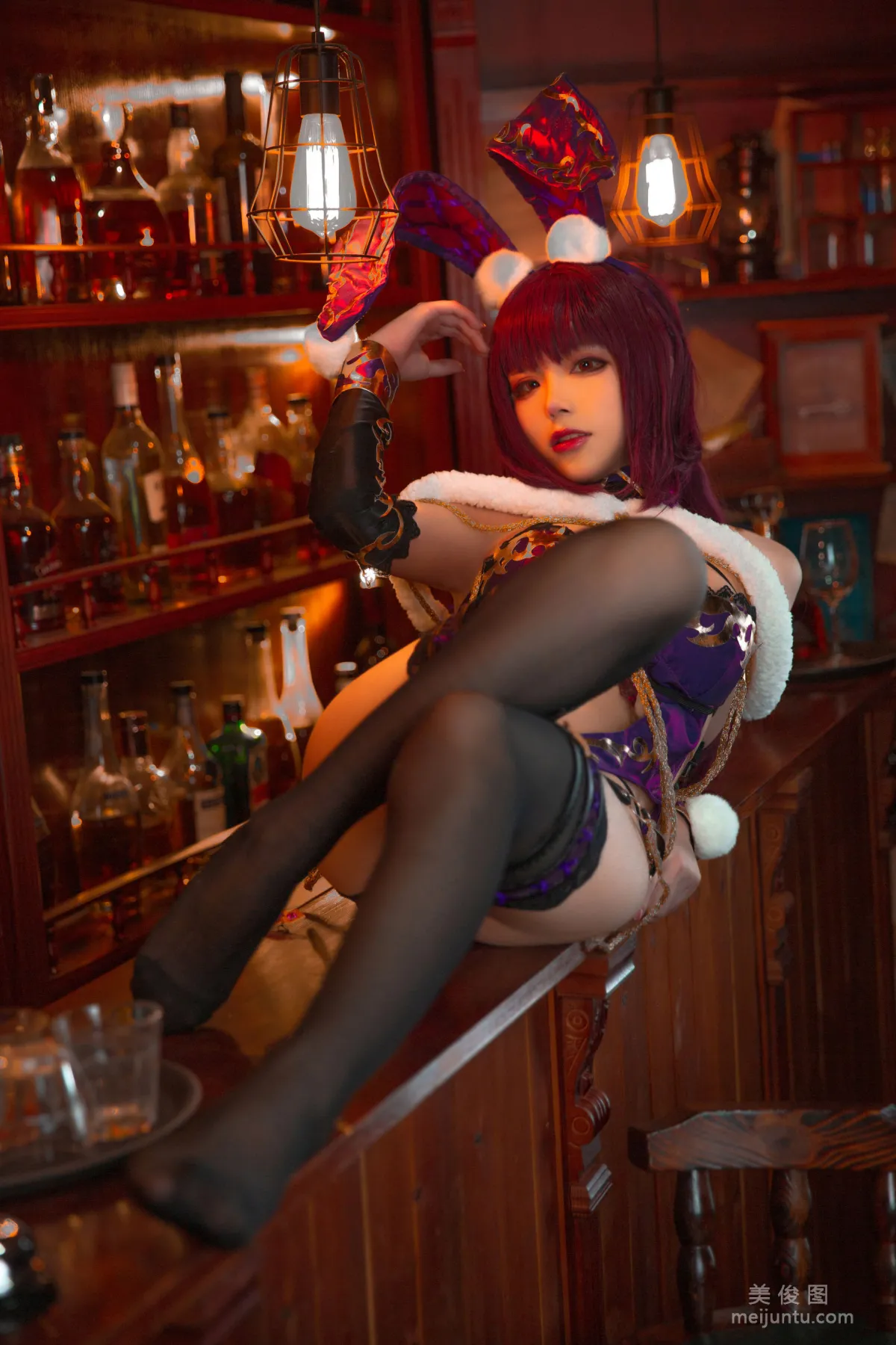 [Cosplay Photos] Qisikuai wii, Scathach Bunny Girl photo 28