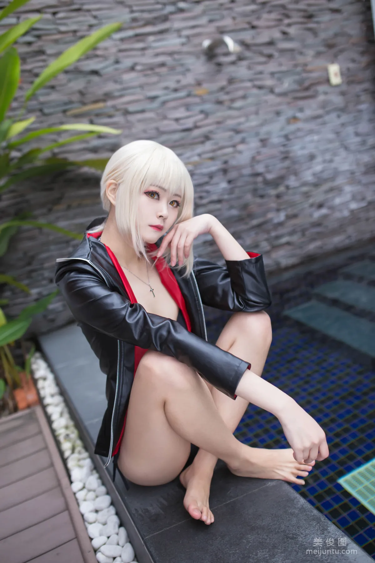 [Cosplay] Xuan KaYa - Black Jeanne Black Alter Lingerie photo 73