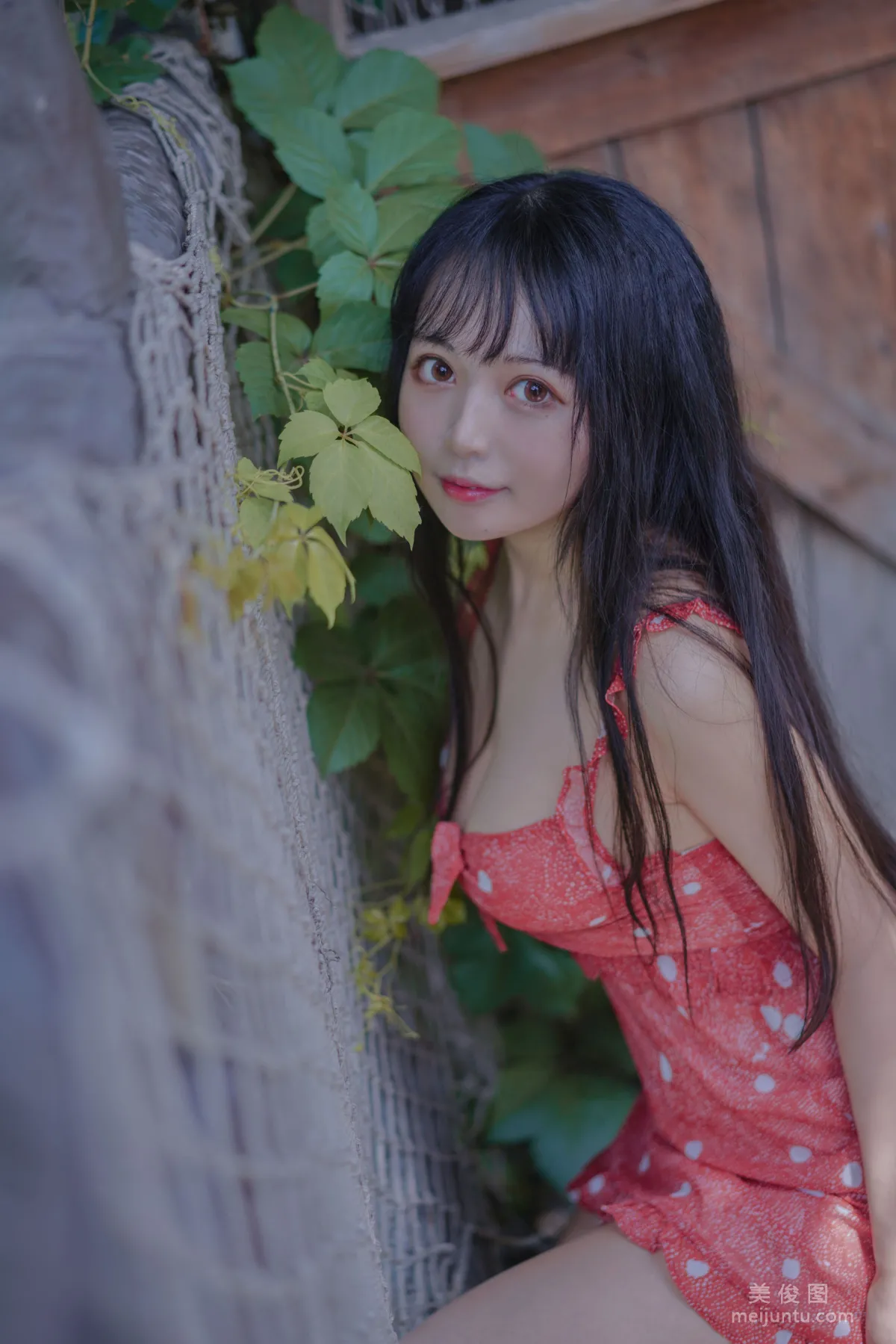 [Cosplay] Big-Eyed Cute Girl Heimaomao OvO - Strawberry photo 17