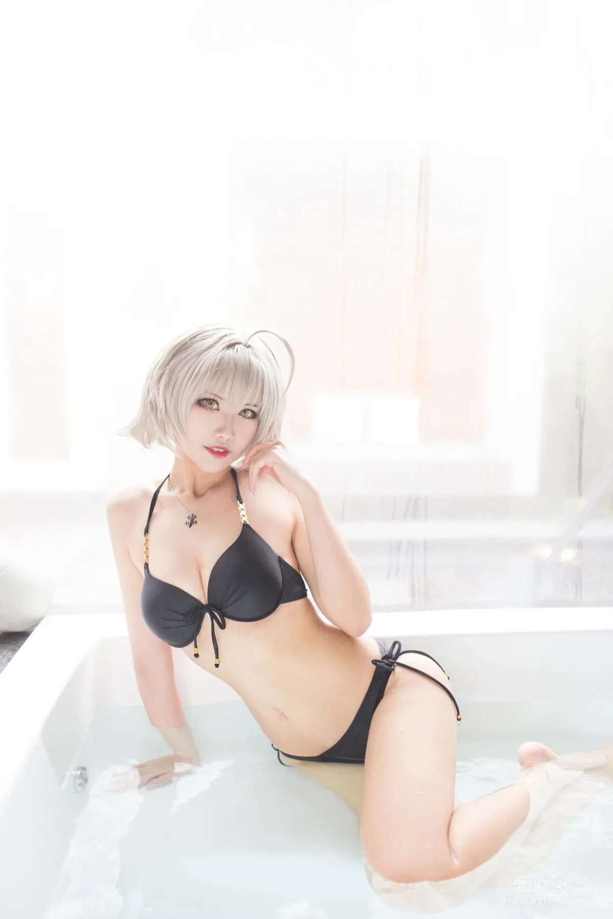 [Cosplay] Xuan KaYa - Black Jeanne Black Alter Lingerie photo 63
