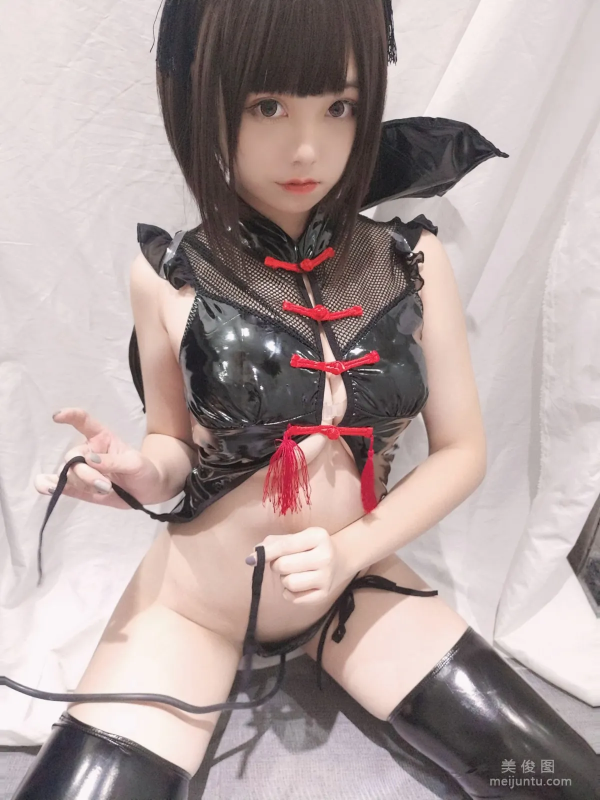 [Cosplay] Cute Girl Mizhi Maoqiu, Little Devil Selfie Photo Set photo 26