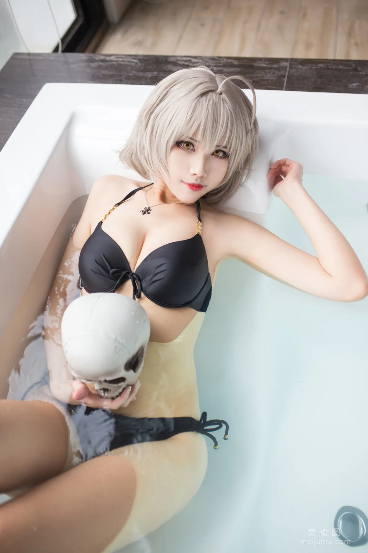 [Cosplay] Xuan KaYa - Black Jeanne Black Alter Lingerie photo 64