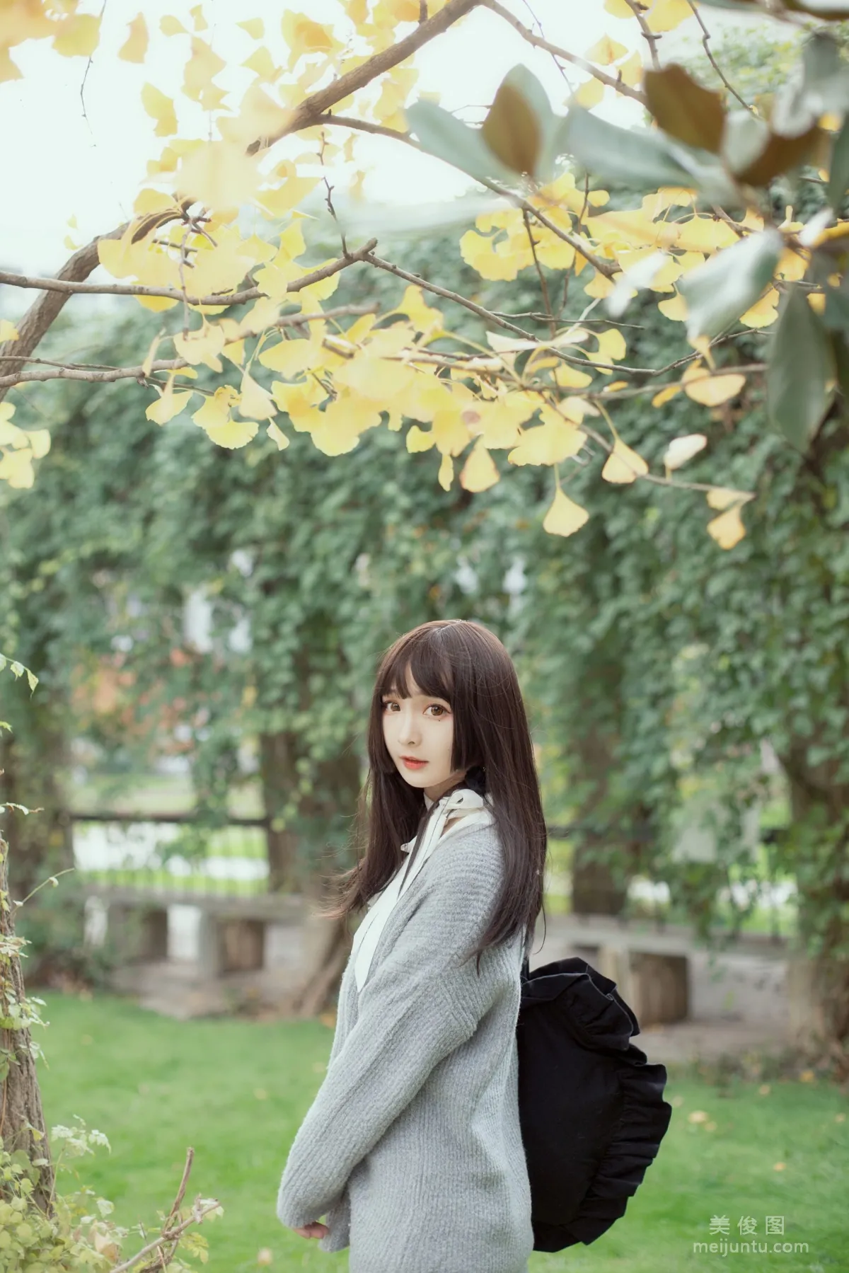 [Cosplay Photo] Guchuan kagura - Under the Ginkgo Tree photo 13