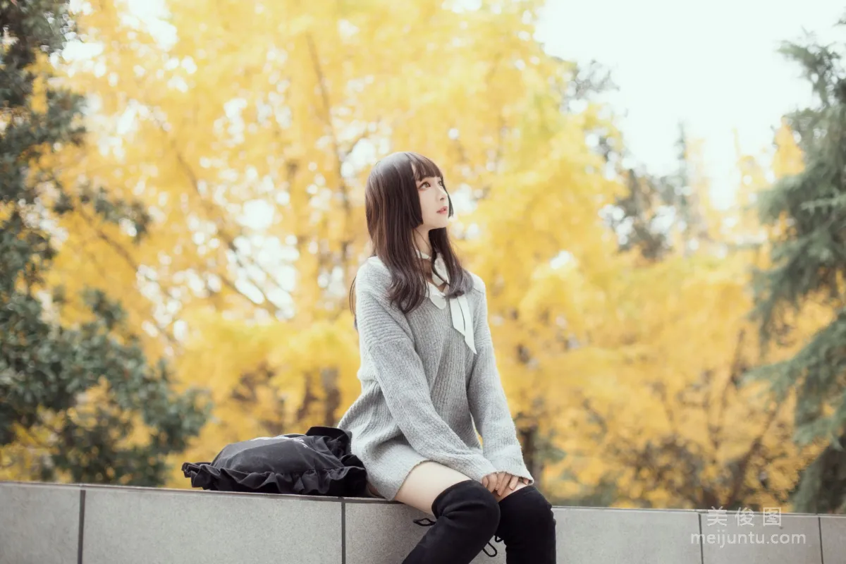 [Cosplay Photo] Guchuan kagura - Under the Ginkgo Tree photo 11