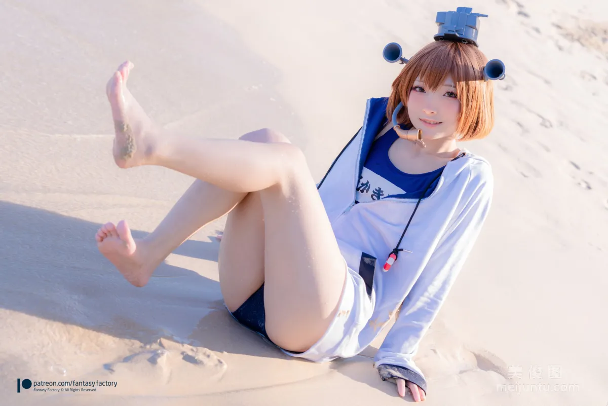 [Cosplay] Xiao Ding, Fantasy Factory - Maid, JK, School Swimsuit photo 14