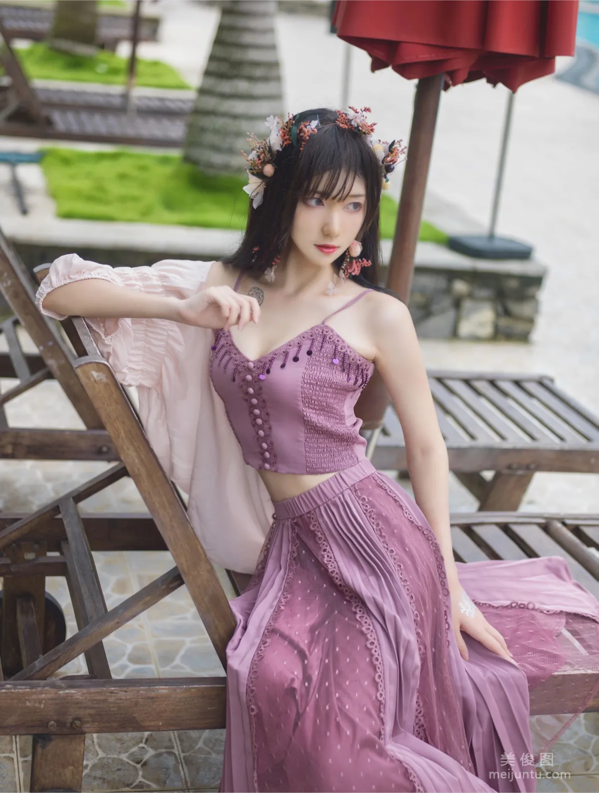 [Cosplay Photos] Nantao Momoko, Purple Daily photo 3