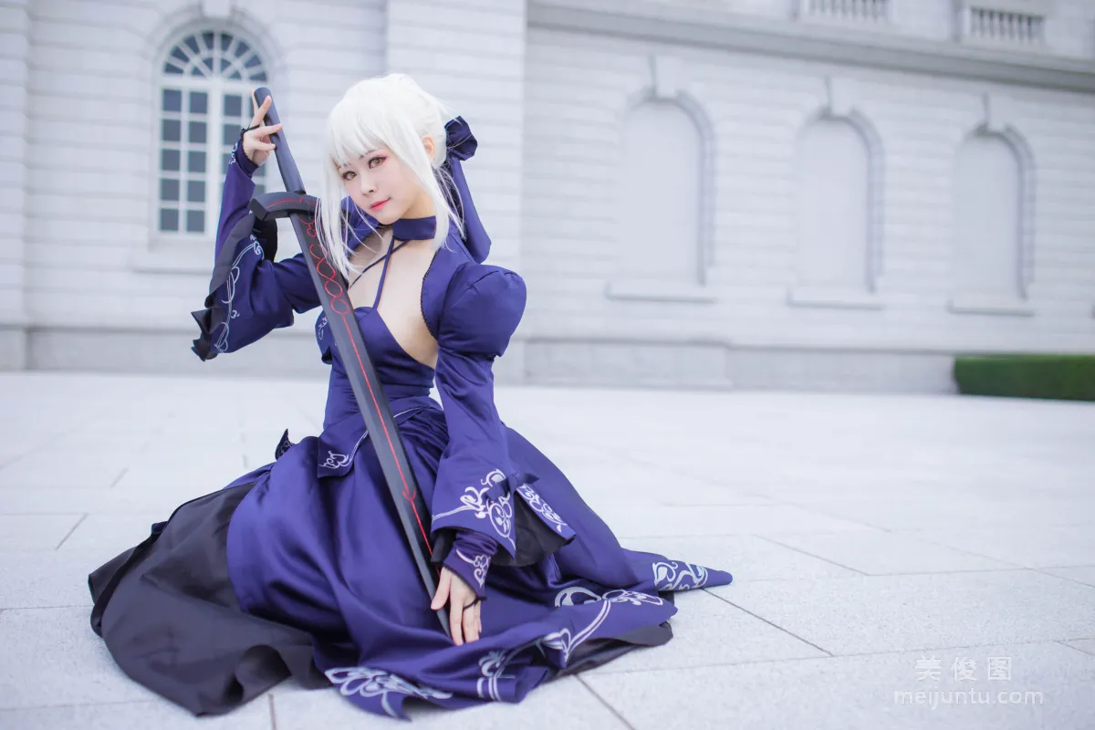[Cosplay Photos] Coser Xuan-KaYa, Black Jeanne Black Ahoge photo 18