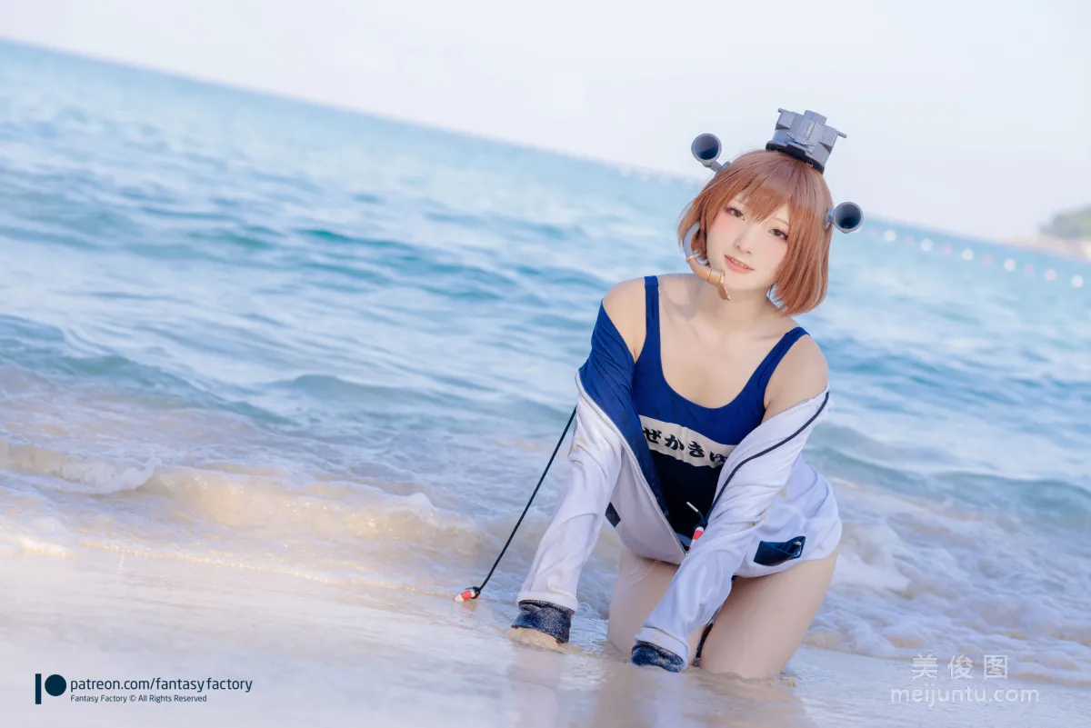 [Cosplay] Xiao Ding, Fantasy Factory - Maid, JK, School Swimsuit photo 17