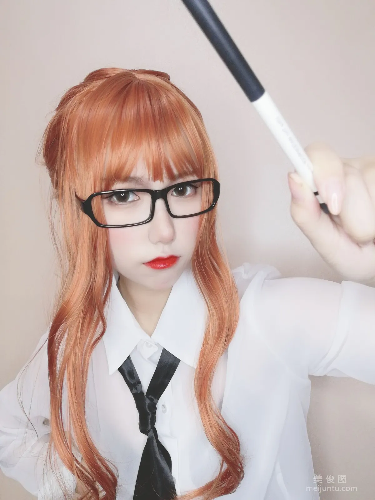 [Cosplay] 芋圆侑子SJ_ - 黑丝女教师 写真集56