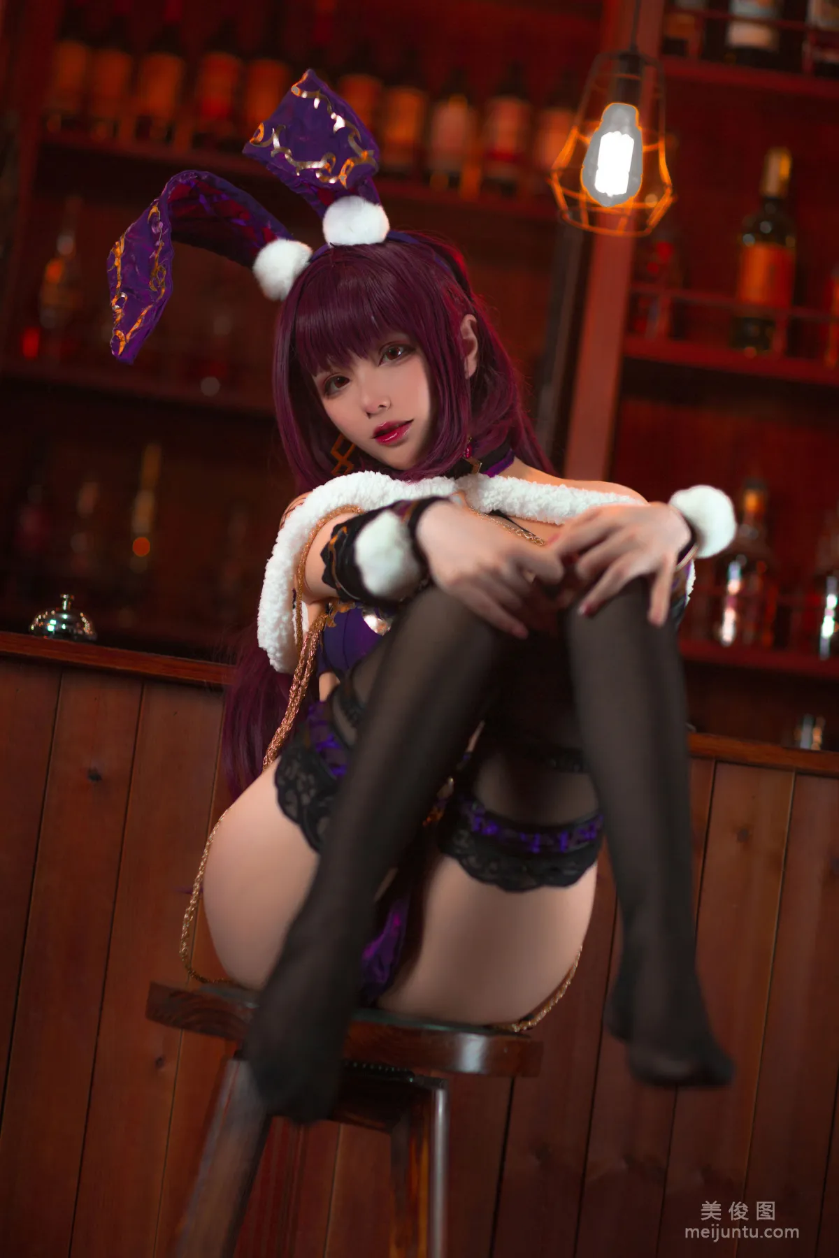[Cosplay Photos] Qisikuai wii, Scathach Bunny Girl photo 5