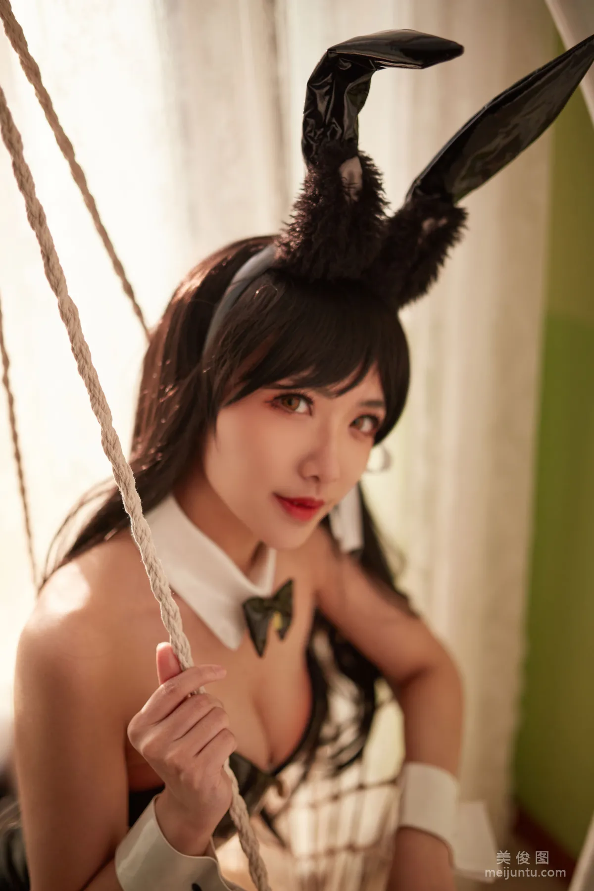 [Cosplay] Yuansha Ximiao Miaomiao, Atago Bunny Girl photo 22