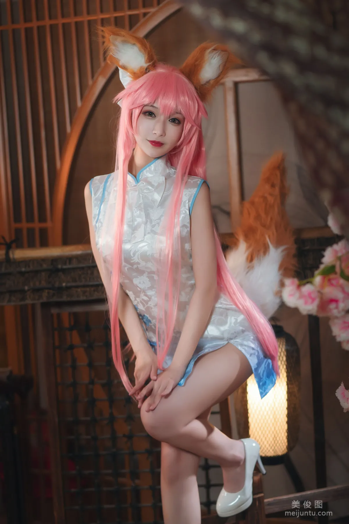 [Cosplay] Anime Blogger w Baihe Ouhuang Zi w - Xiaoyu Qipao Photo Set photo 8