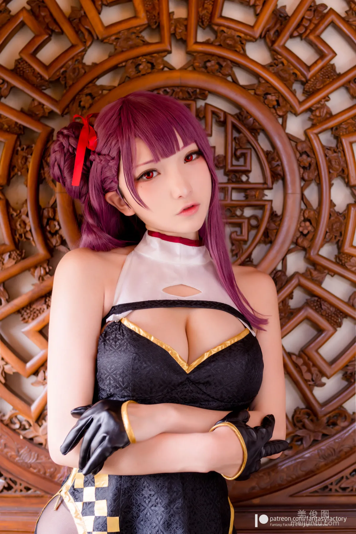 [Cosplay写真] 小丁 《Fantasy Factory》 - JK 情趣 旗袍53