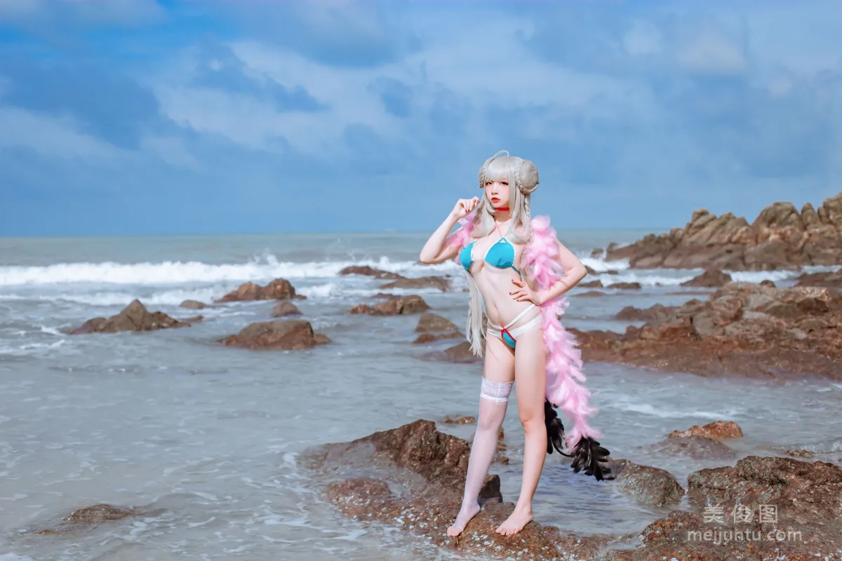 [Cosplay] 二佐Nisa - 碧蓝可畏泳装 写真集3