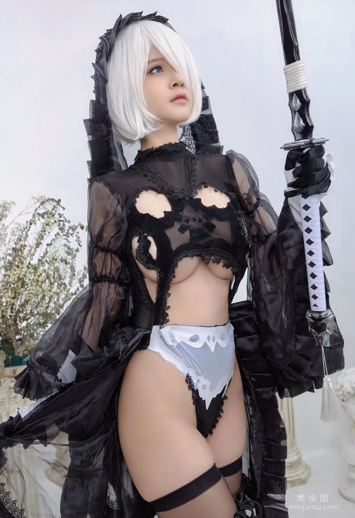 [Cosplay] Azami福利 - 2B Black Dress7
