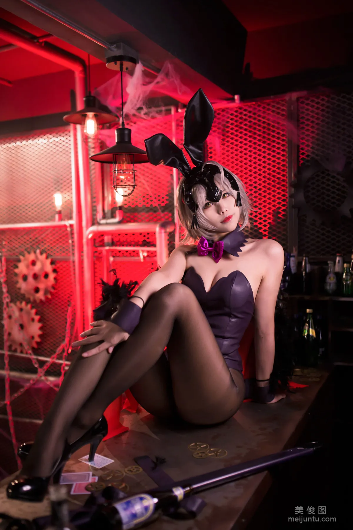 [Cosplay] Coser萱-KaYa - 黑贞 兔女郎5