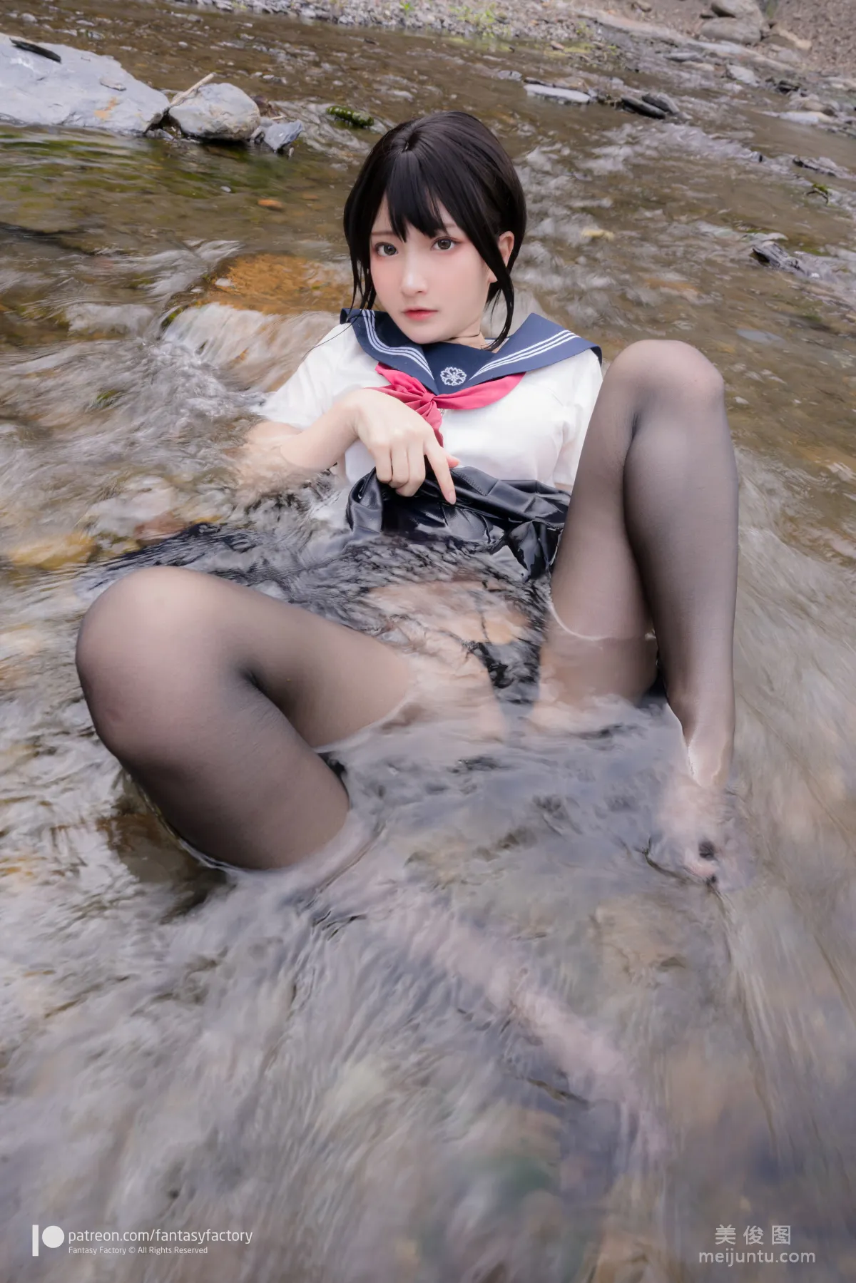 [Cosplay] Xiao Ding, Fantasy Factory - Maid, JK, School Swimsuit photo 61