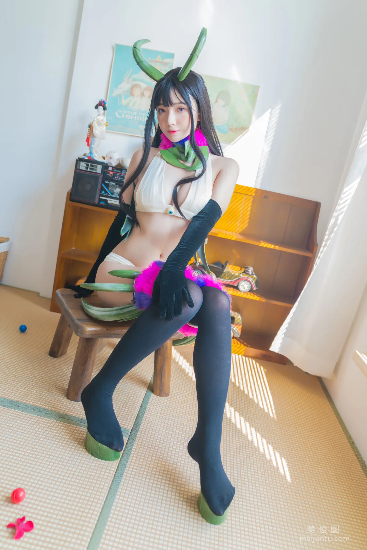 [Cosplay] Anime Blogger Wenmei Bujiang Daoli, Demon Sister Photo Set photo 18