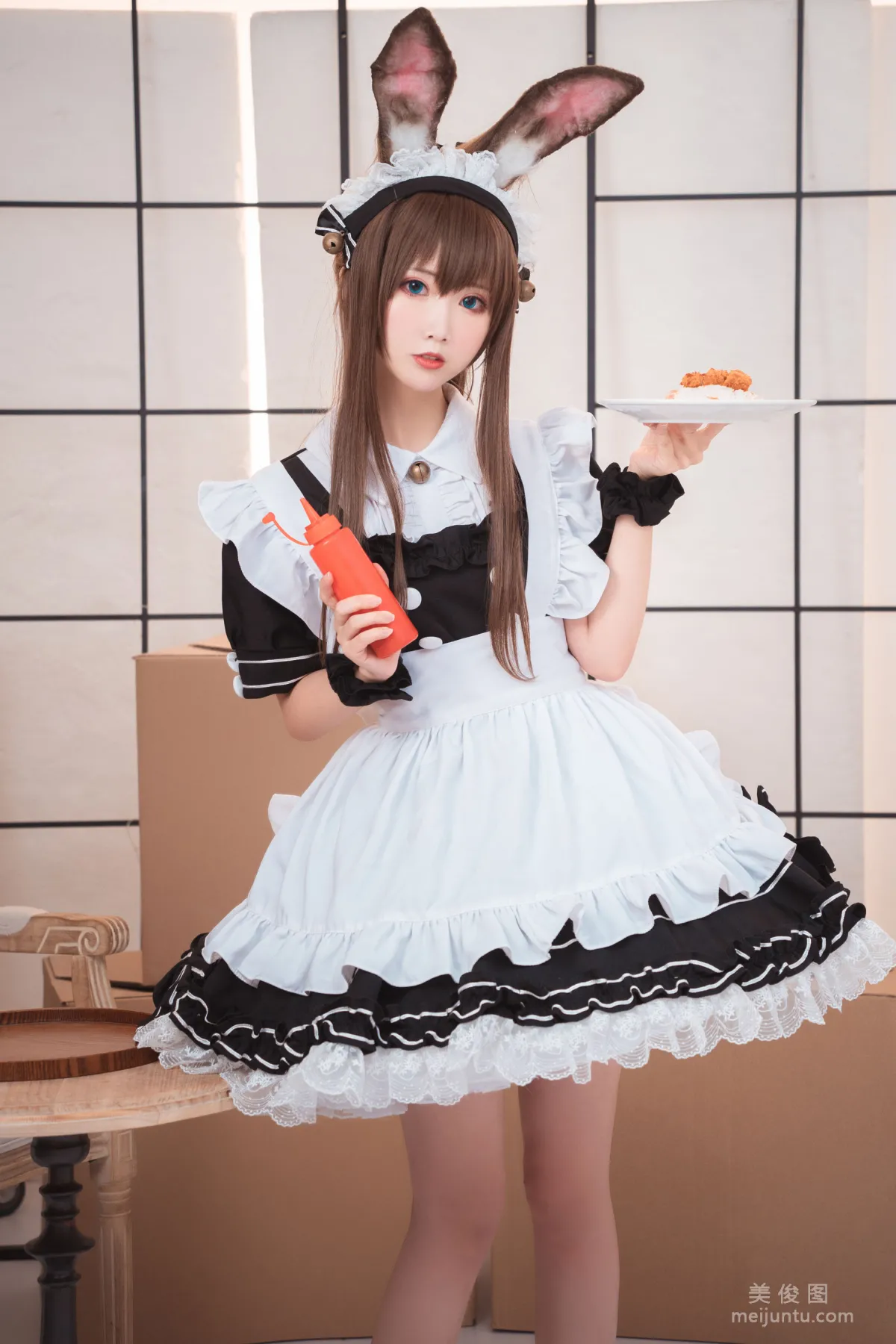 [Cosplay] Cute Popular Coser Mianbing Xianer - Amiya Maid photo 10