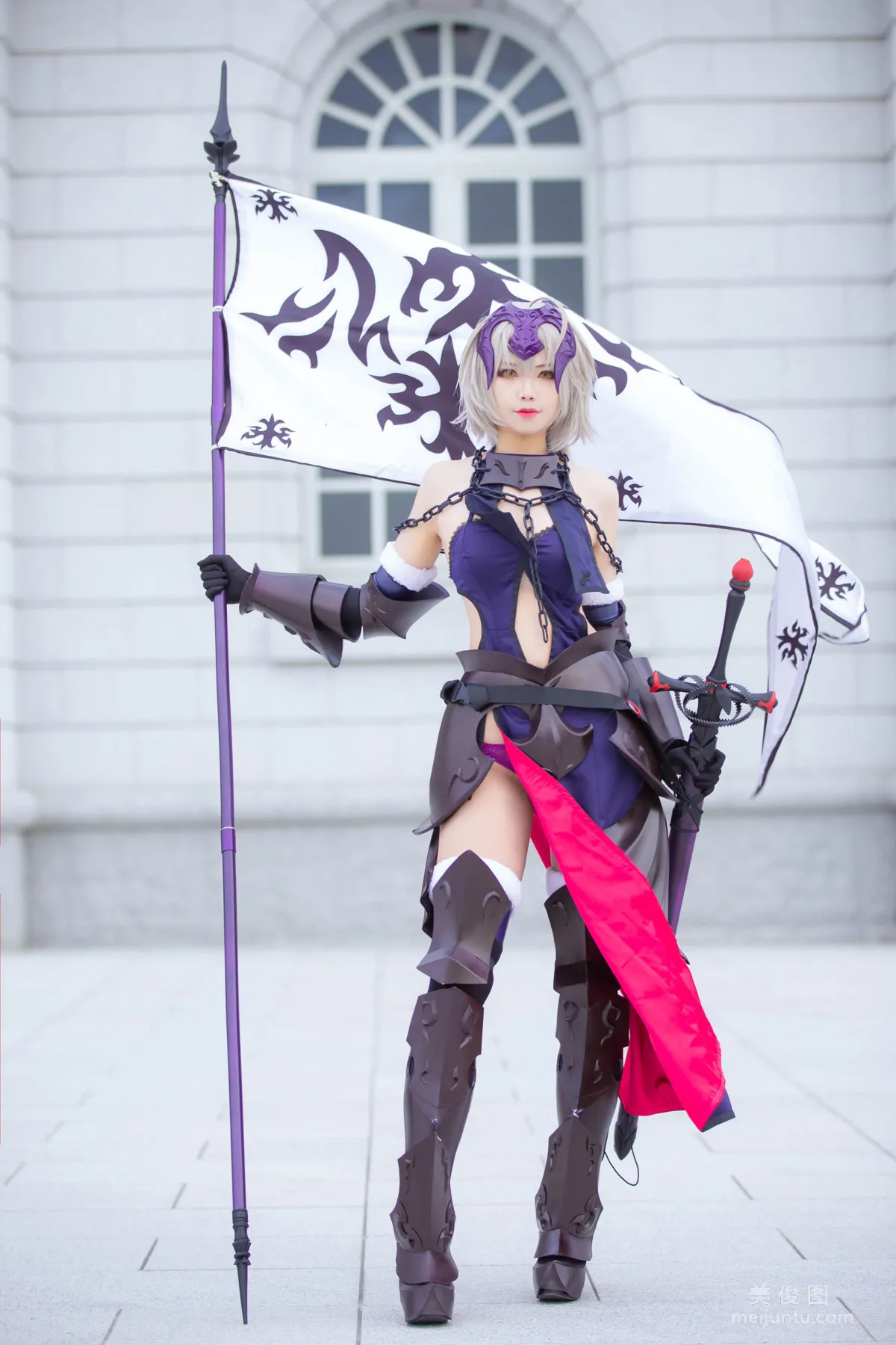 [Cosplay Photos] Coser Xuan-KaYa, Black Jeanne Black Ahoge photo 11