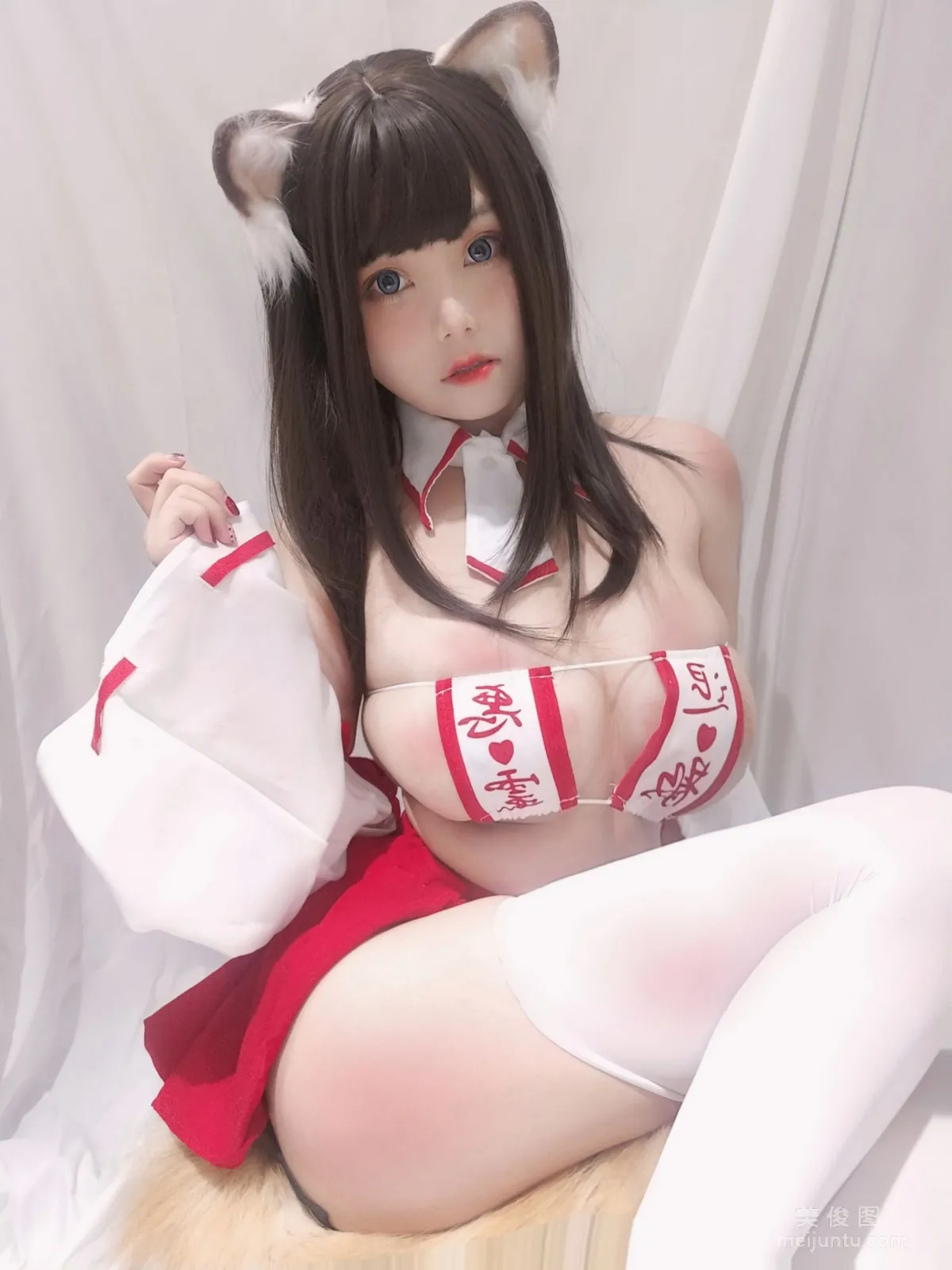[Cosplay] 蜜汁猫裘 - 巫女小狐狸 写真集9
