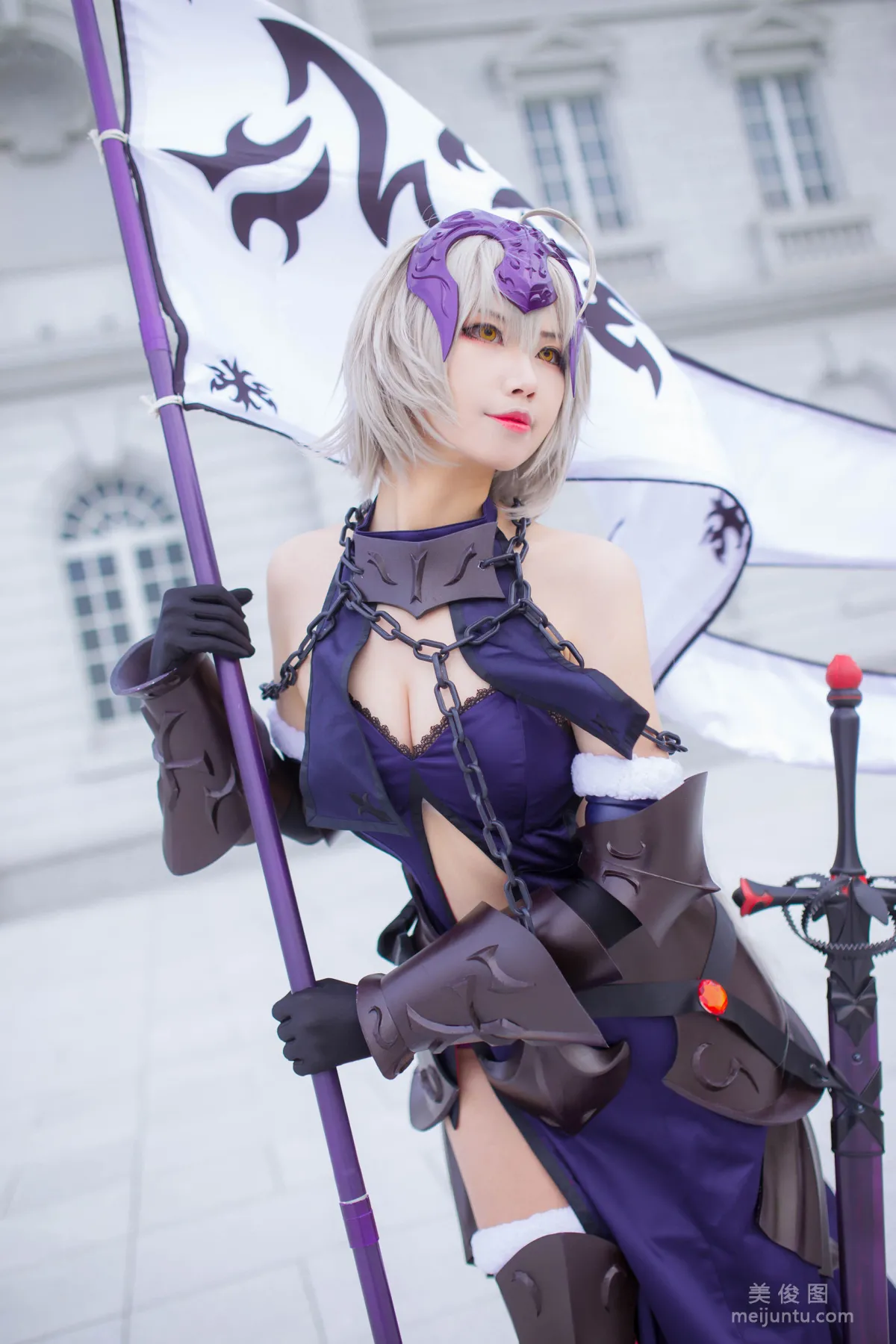 [Cosplay Photos] Coser Xuan-KaYa, Black Jeanne Black Ahoge photo 14